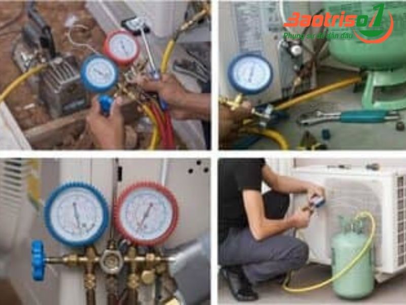 Baotriso1 - dịch vụ vệ sinh nạp gas điều hoà Long Biên uy tín