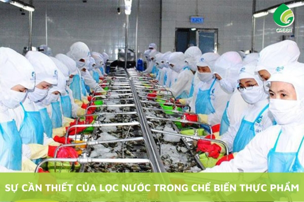 Tầm quan trọng của lọc nước cho ngành thực phẩm Tầm quan trọng của lọc nước cho ngành thực phẩm