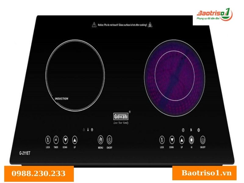 Cam kết sửa bếp từ Giovani các lỗi cơ bản Cam kết sửa bếp từ Giovani các lỗi cơ bản