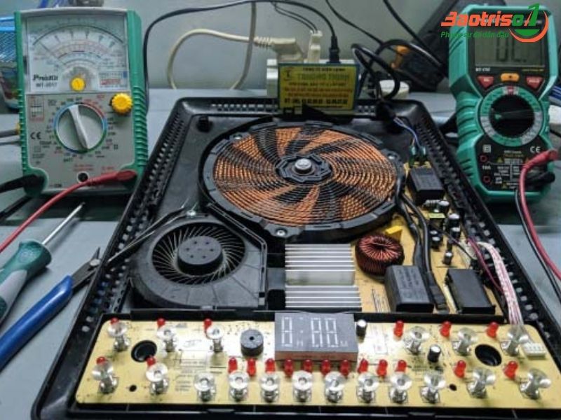 Bếp từ không vào điện Bếp từ không vào điện