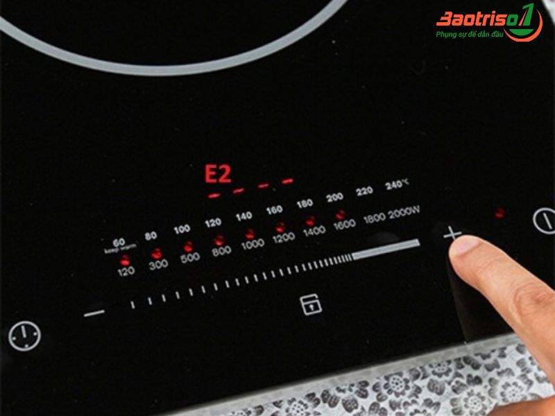 Sửa bếp điện từ Sharp lỗi E2 Sửa bếp điện từ Sharp lỗi E2