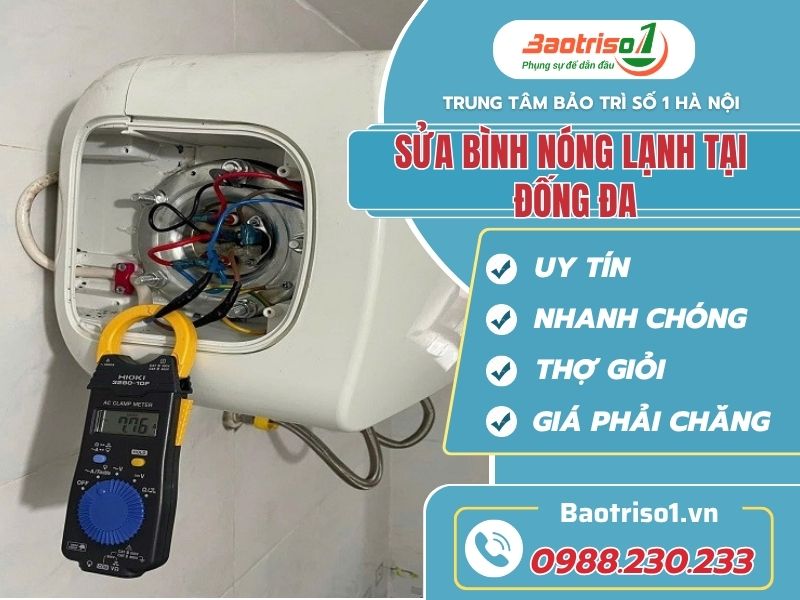 Sửa bình nóng lạnh tại Đống Đa cho nhà ở, chung cư