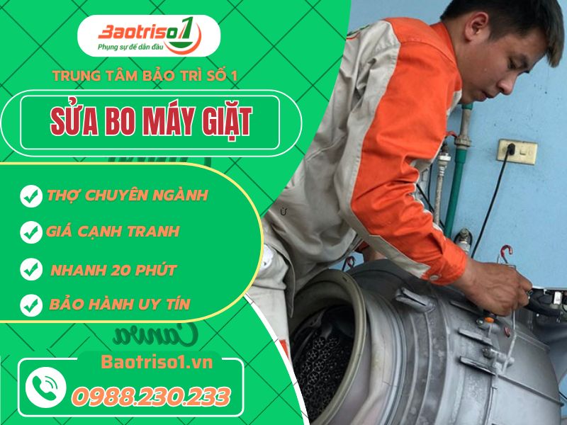 Hướng dẫn sửa bo máy giặt tại nhà chuẩn thợ, dễ thao tác