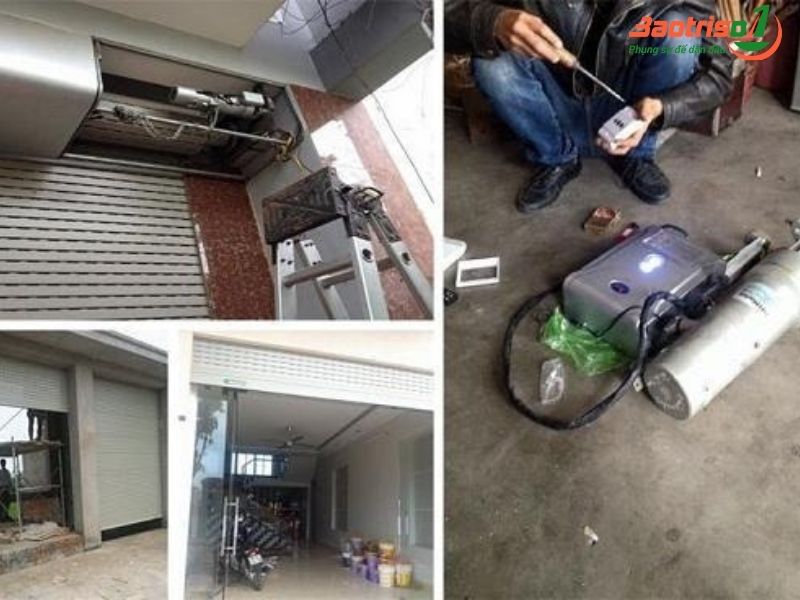Quy trình sửa cửa cuốn uy tín tại nhà Baotriso1