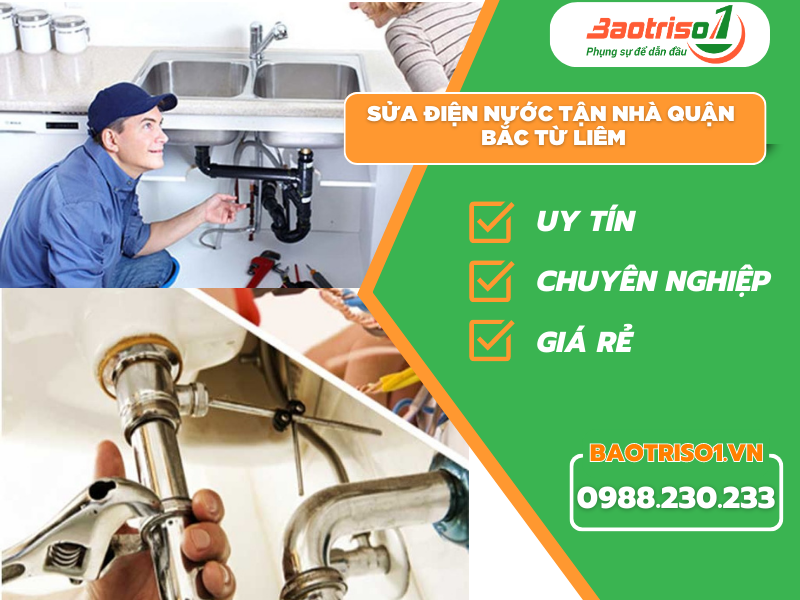 Sửa điện nước tại Bắc Từ Liêm tại Bảo Trì Số 1