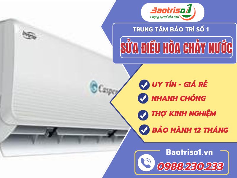 Nguyên nhân và cách sửa điều hòa chảy nước thợ Bảo trì số 1 tiết lộ