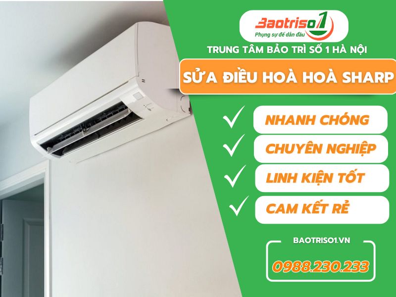 Sửa điều hoà hoà Sharp