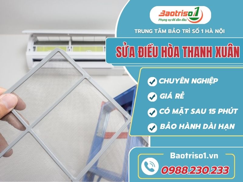Sửa điều hòa Thanh Xuân uy tín, chuyên nghiệp tại Hà Nội