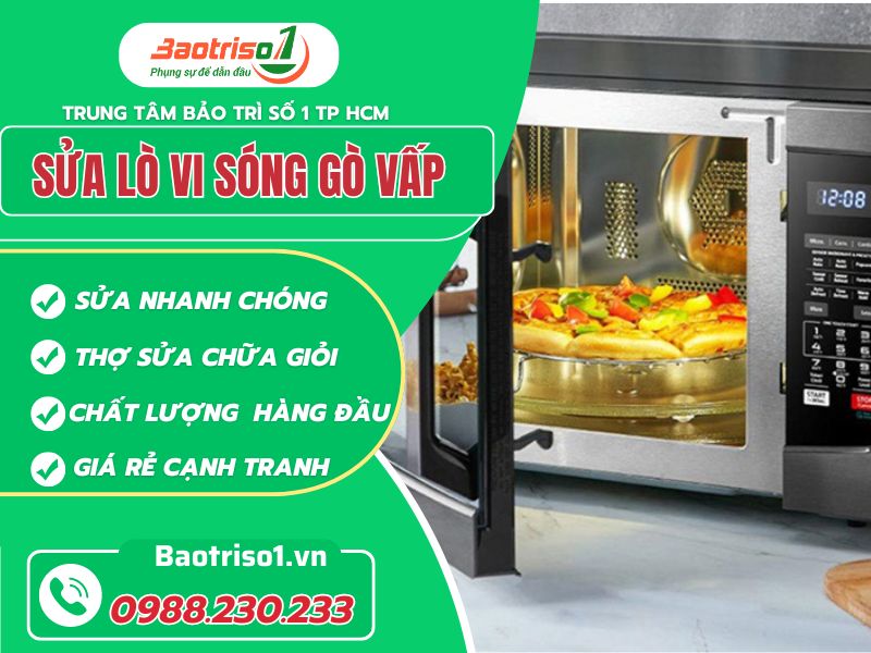 Thợ sửa lò vi sóng tại Gò Vấp tay nghề giỏi 