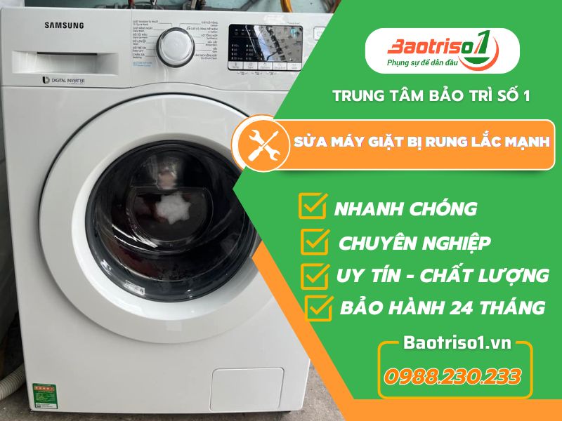 Dịch vụ sửa máy giặt bị rung lắc mạnh tại nhà ưu đãi 30% hôm nay Dịch vụ sửa máy giặt bị rung lắc mạnh tại nhà ưu đãi 30% hôm nay