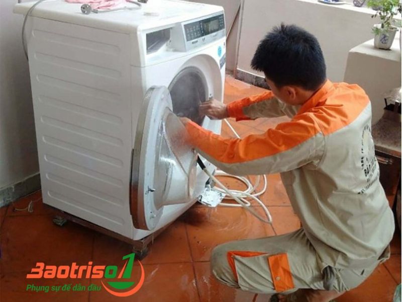 Baotriso1 cam kết sửa máy giặt không xả nước chuyên nghiệp 