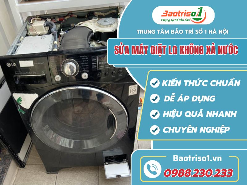 Baotriso1 sửa máy giặt LG không xả nước