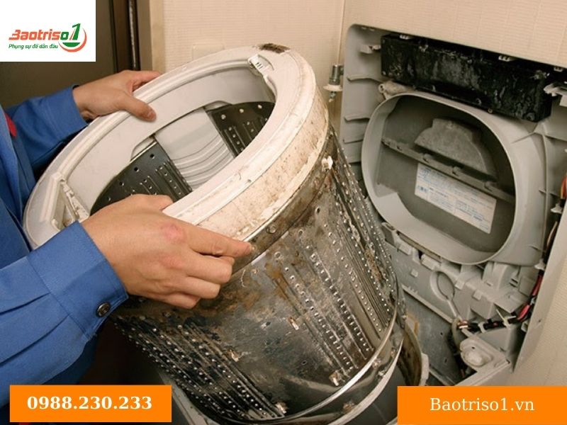 Nguyên nhân và cách sửa máy giặt bị rung lắc mạnh khi vắt Nguyên nhân và cách sửa máy giặt bị rung lắc mạnh khi vắt