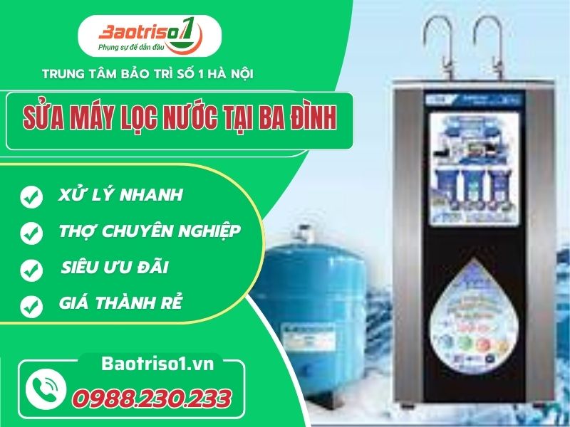Baotriso1 sửa máy lọc nước tại ba đình dứt lỗi nhanh, giá tốt