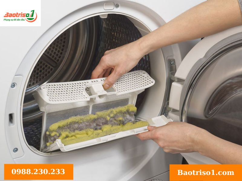 Máy sấy Electrolux sấy không nóng