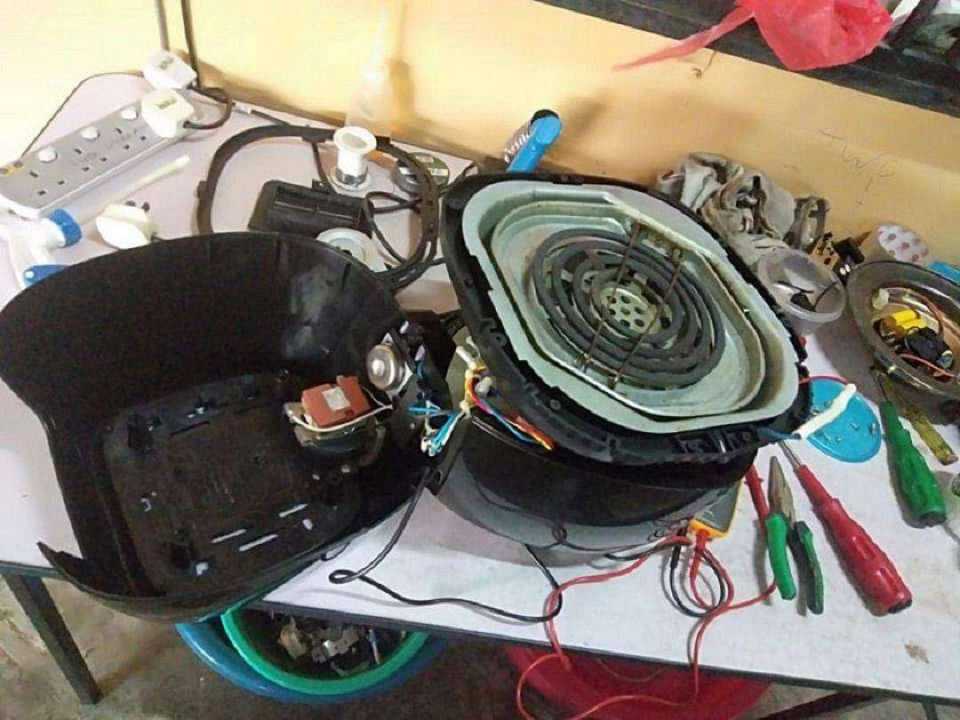 sửa nồi chiên không dầu Hà Nội giá rẻ