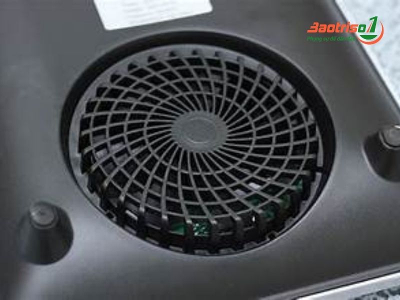 Do quạt tản nhiệt bị kẹt, bẩn gây cho quạt bếp từ không chạy