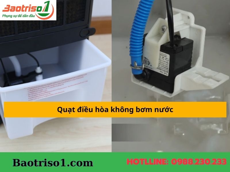 Lỗi không lên nước của quạt điều hòa Lỗi không lên nước của quạt điều hòa