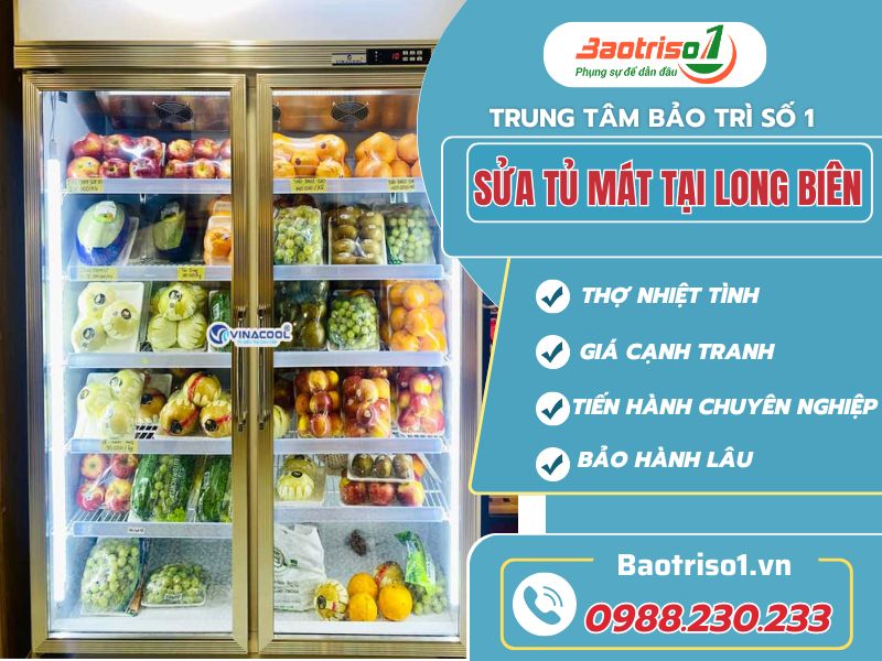 Sửa tủ mát tại Long Biên - Sửa chữa nhanh, giá thành rẻ