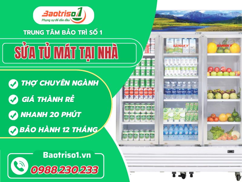 Sửa tủ mát tại nhà Hà Nội – Thợ lành nghề, sửa uy tín, giá rẻ