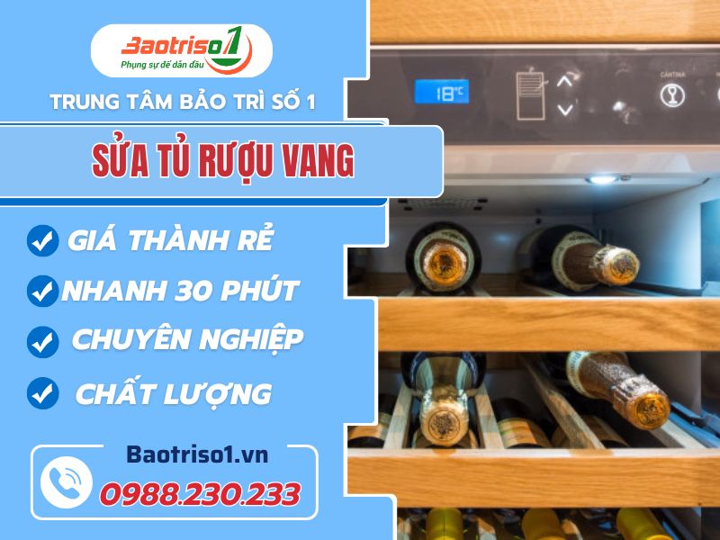 dịch vụ sửa tủ rượu vang