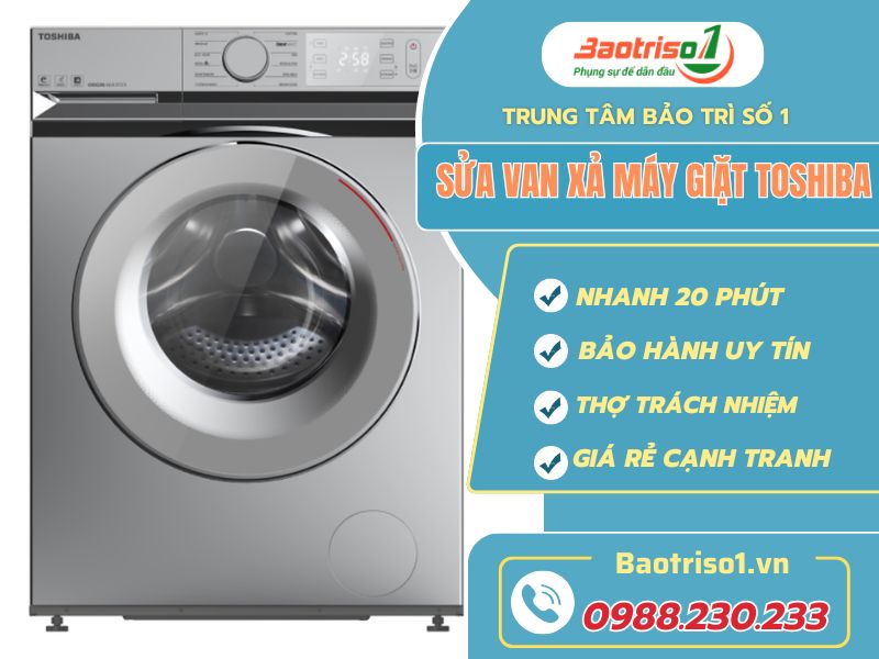 Bật mí cách sửa van xả máy giặt Toshiba tại nhà chuẩn nhất Bật mí cách sửa van xả máy giặt Toshiba tại nhà chuẩn nhất