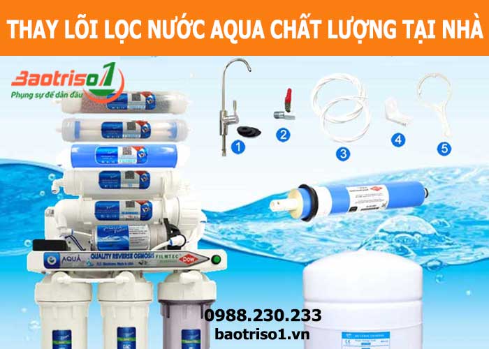  Tại sao cần thay lõi lọc nước Aqua định kỳ?