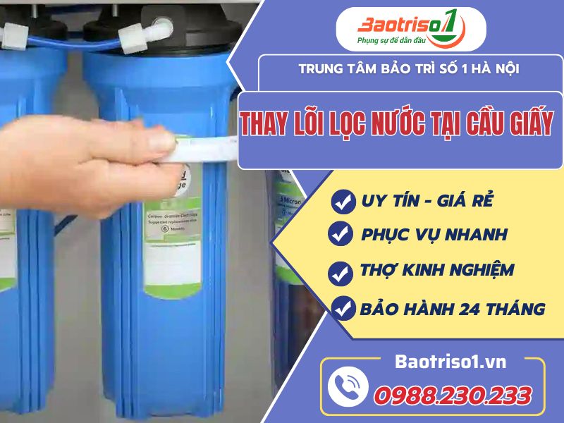 thay loi loc nuoc tai cau giay baotriso1