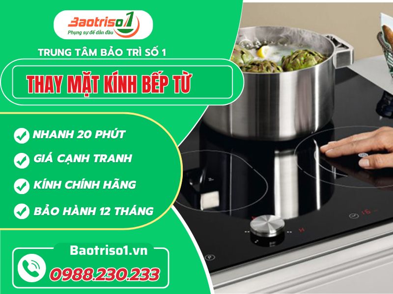 Thay mặt kính bếp từ - Bếp hồng ngoại tại nhà giá rẻ, chính hãng Thay mặt kính bếp từ - Bếp hồng ngoại tại nhà giá rẻ, chính hãng
