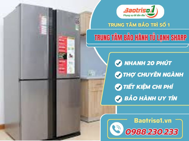 Trung tâm bảo hành tủ lạnh Sharp chuyên nghiệp, chính hãng Trung tâm bảo hành tủ lạnh Sharp chuyên nghiệp, chính hãng
