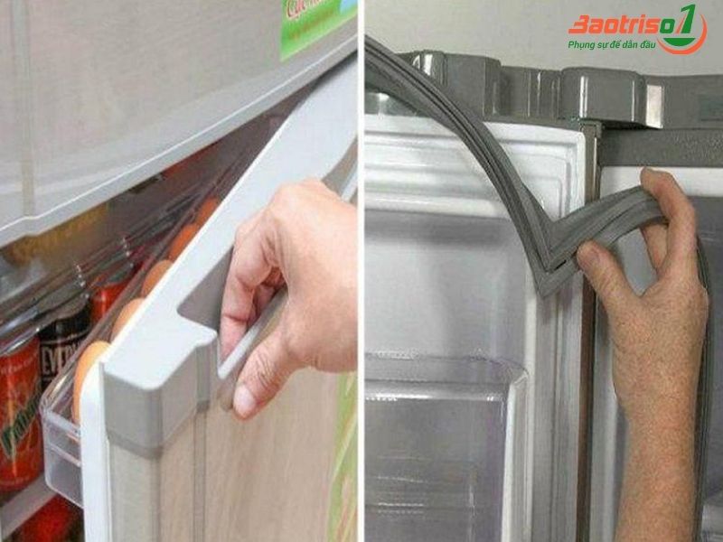 Ron tủ lạnh bị hở làm tủ lạnh không lạnh Ron tủ lạnh bị hở làm tủ lạnh không lạnh