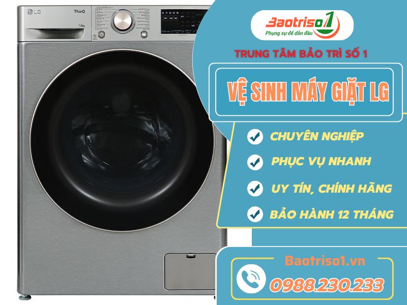 Vệ Sinh Máy Giặt Lg