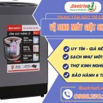 Vệ Sinh Máy Giặt Sharp