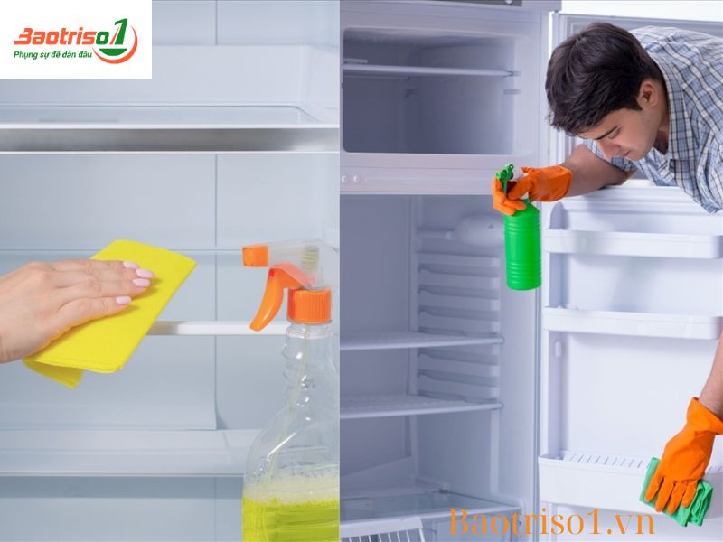 Hướng dẫn cách vệ sinh tủ lạnh Aqua tại nhà