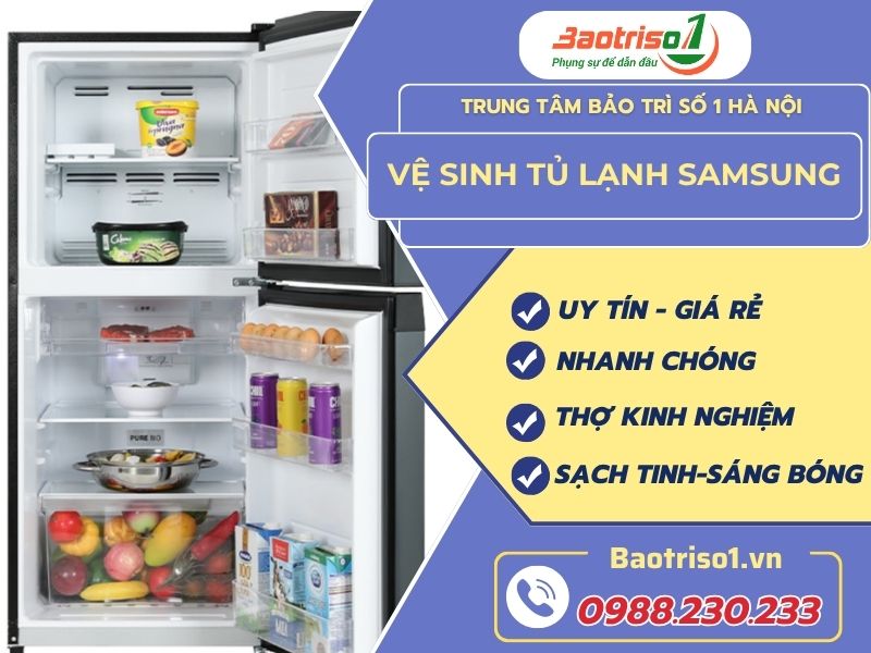 Vệ Sinh Tủ Lạnh Samsung