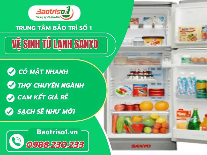 Trung tâm vệ sinh tủ lạnh Sanyo nhanh và rẻ nhất Hà Nội Trung tâm vệ sinh tủ lạnh Sanyo nhanh và rẻ nhất Hà Nội