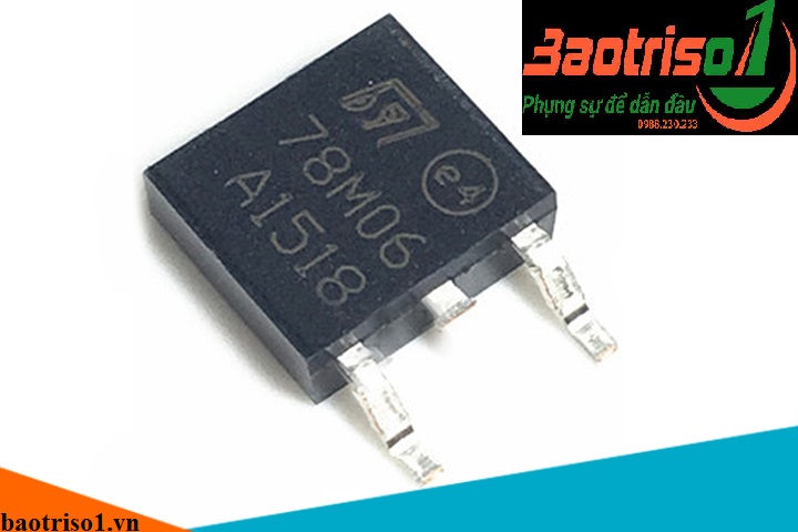 hình ảnh IC 78M06 1.5A TO-252 thực tế