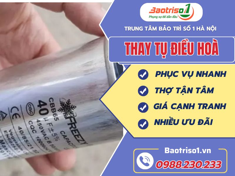 Thay Tụ điều Hoà Baotriso1