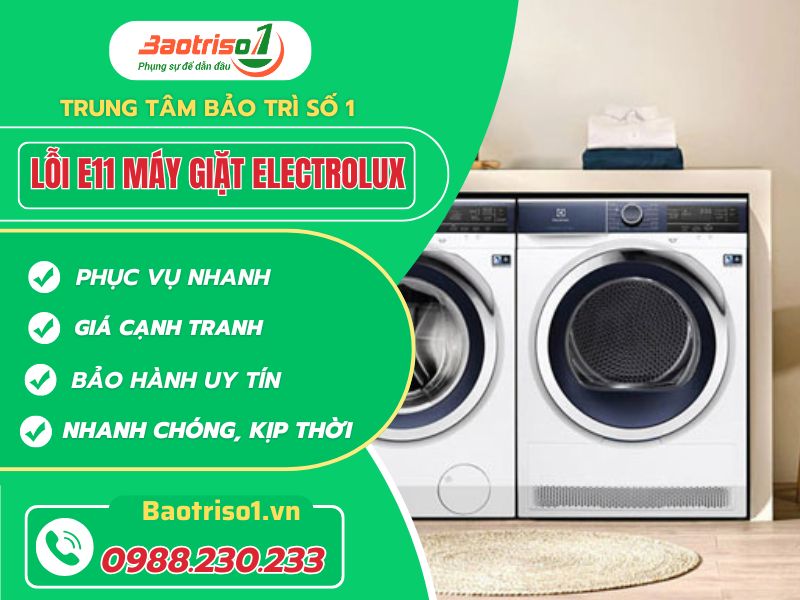 Lỗi E11 Máy Giặt Electrolux