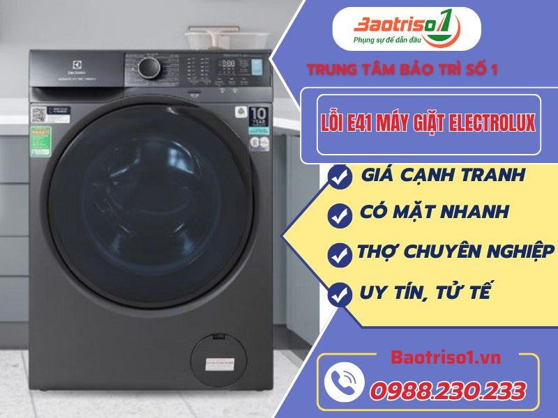 Lỗi E41 Máy Giặt Electrolux
