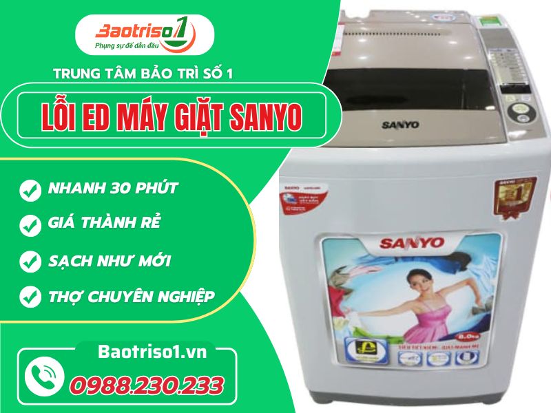 Lỗi Ed Máy Giặt Sanyo