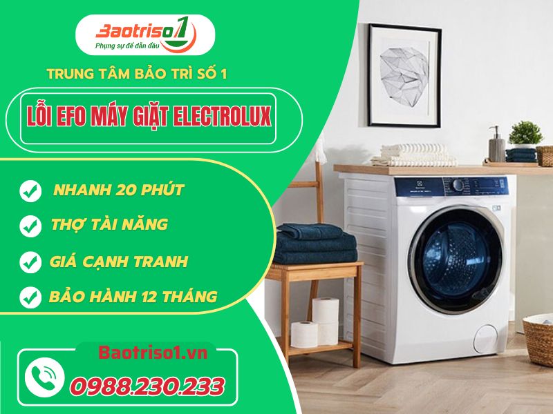 Lỗi Ef0 Máy Giặt Electrolux
