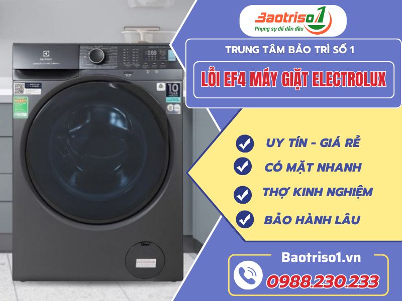 Lỗi Ef4 Máy Giặt Electrolux