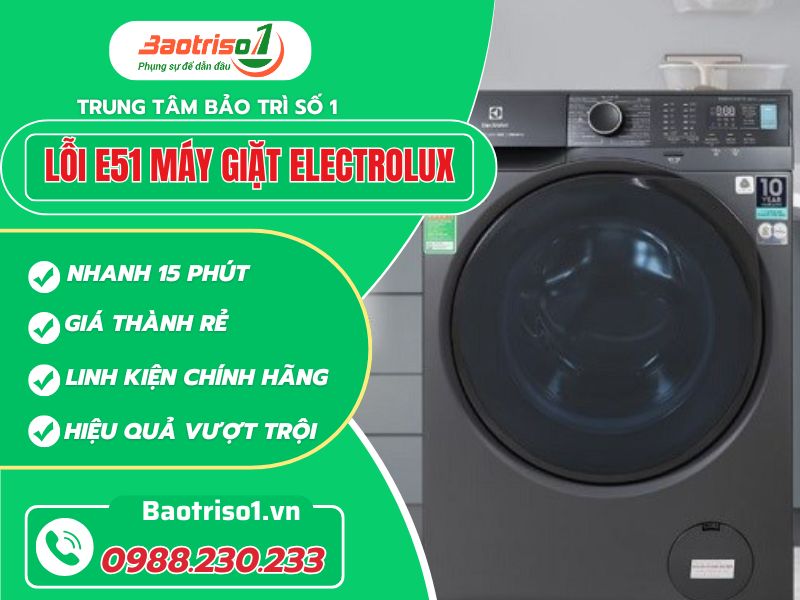 Lỗi E51 Máy Giặt Electrolux