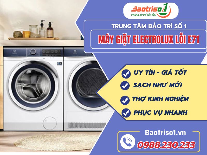 Máy Giặt Electrolux Lỗi E71