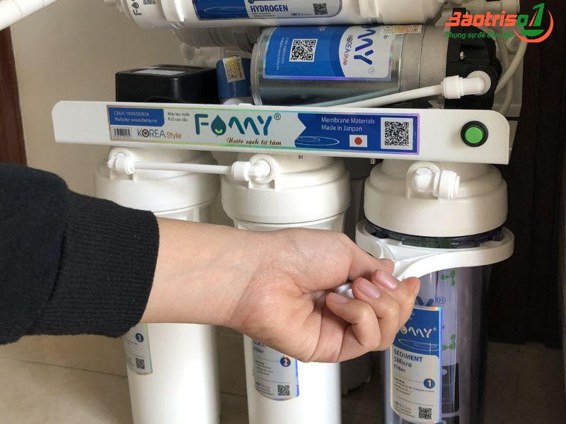 Nguyên nhân và cách sửa máy lọc nước bị e khí