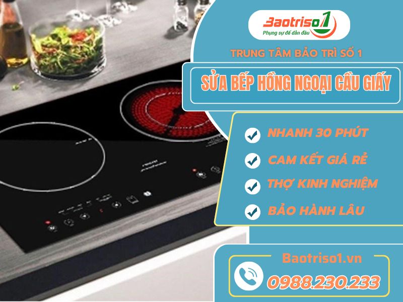 Sửa bếp hồng ngoại Cầu Giấy tại nhà, phục vụ 24/7 Sửa bếp hồng ngoại Cầu Giấy tại nhà, phục vụ 24/7