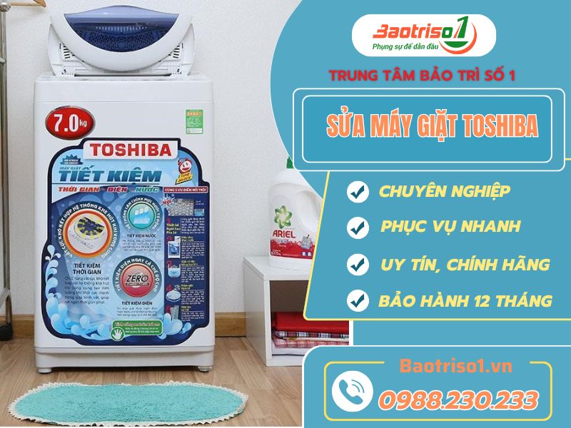 Địa chỉ sửa máy giặt Toshiba tại nhà Hà Nội uy tín, thợ nhanh, tay nghề cao