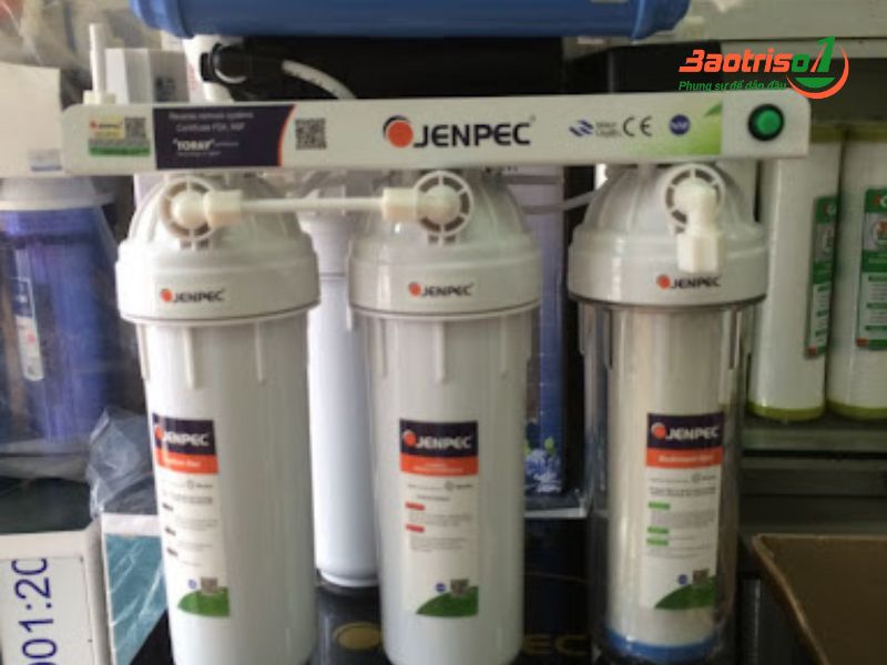 Cam kết thay lõi lọc nước hãng Jenpec chất lượng từ Baotriso1