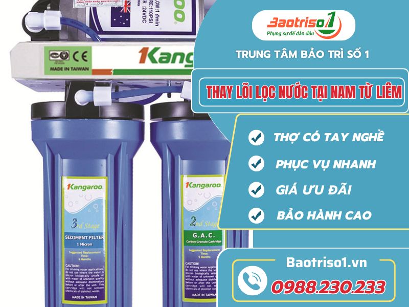 Baotriso1 thay lõi lọc nước tại Nam Từ Liêm lõi chuẩn, thợ trách nhiệm